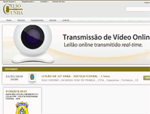 Tablet Screenshot of celsocunhaleiloes.com.br